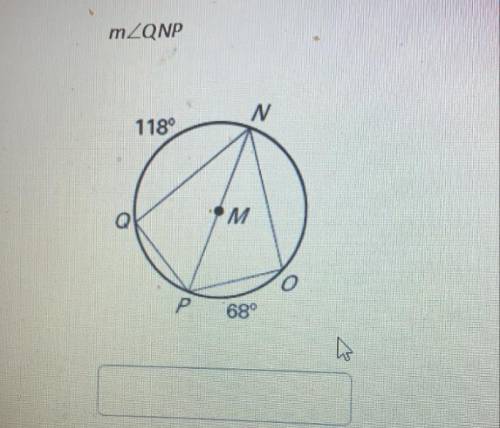 How would you find the Arc for PQ and the angle for