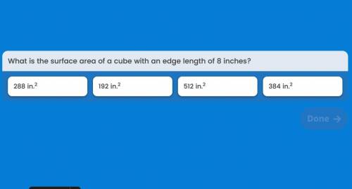 What is the surface area of a cube