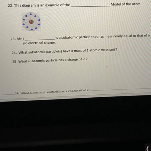 Anybody wanna help me with number 22? (Chemistry)