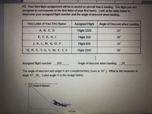 If the length from F to W is 26,000 feet, what is the altitude of your flight at the moment the pla