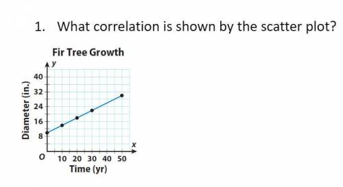 What correlation is shown by the scatter plot?