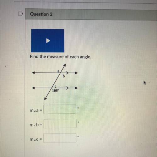 Find the measure of each angle. NEED HELP ASAP