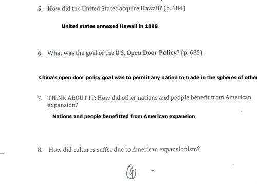 How did other nations and people benefit from American expansion?

And if you need answer for othe