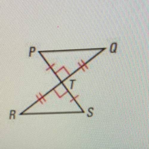 Please help meee

Determine if the two triangles are congruent. If so, give the reason, if not, wr