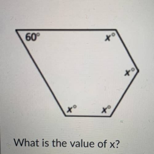 What is the value of x?
Please help