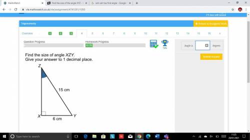 Find the sixe of angle XYZ, Give your answer to 1 decimal place