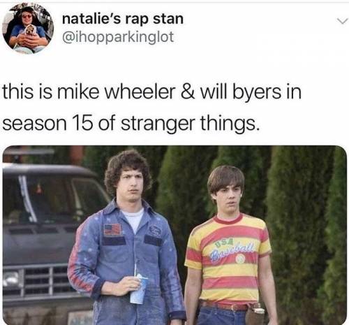 You've been scrolling long enough, have a Stranger Things meme :D