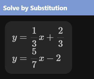 77 POINTS! solve linear equation by substitution.