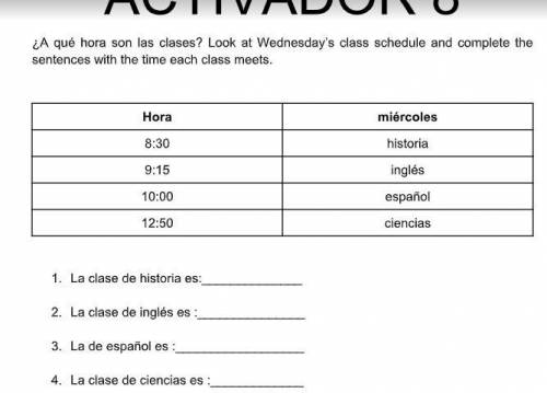 Plz help whith spanish work. due in ten min!!