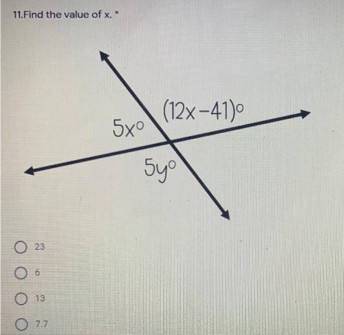 What’s the value of x ? HELP PLEASEEEEEEE