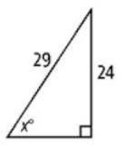 I CAN GIVE BRAINLIEST PLEASE HELP

Find the measure of angle x.
A.34
B.40
C.56
D.59