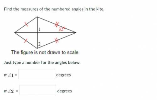 Find the measures of the numbered angles