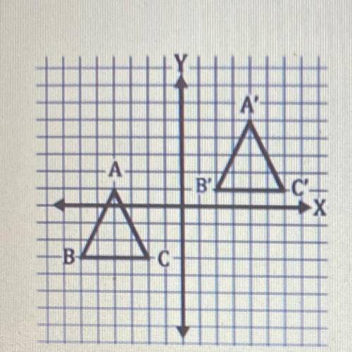 4.

Identify the transformation from ABC to A'B'C.
A
B
a) (x+8, y+4)
b) (x-8, y-4)
d) (x-4. y-8)
C