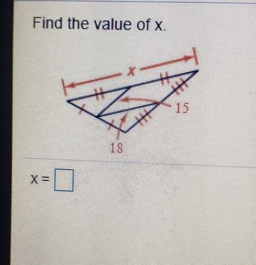 Find the value of x. ?