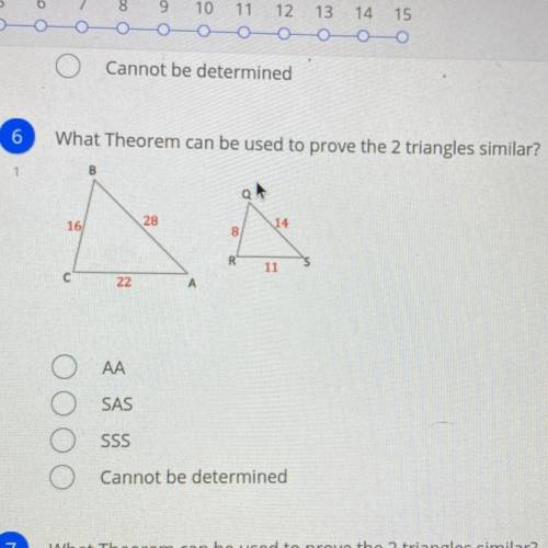 What theorem can be used to prove the 2 triangles similar?
