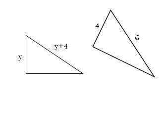 Please help me asap
Given the triangles are similar, find x.