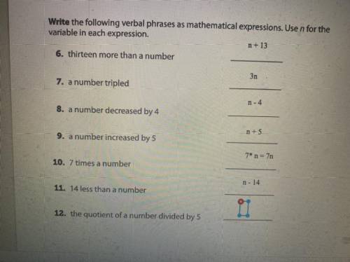 You only have to answer the last question, number 12 and I will mark brainliest.