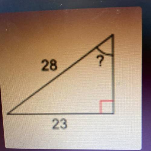Find the measure of the indicated angle ? round to the nearest tenth.