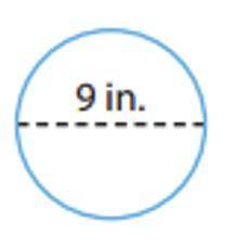(I NEED HELP ASAP) find the diameter and circumference from the drawing below