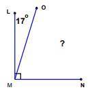 Find the measure of the missing angle.
 

a.163°
b.90°
c.63°
d.73°