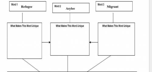DIRECTIONS:Go online and use the chart below to learn the difference between a refugee, asylee, and