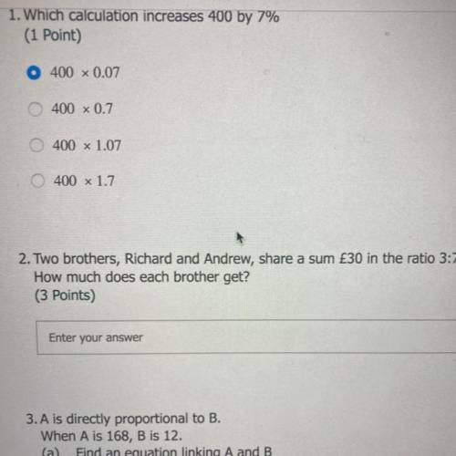 Answer question 2 please