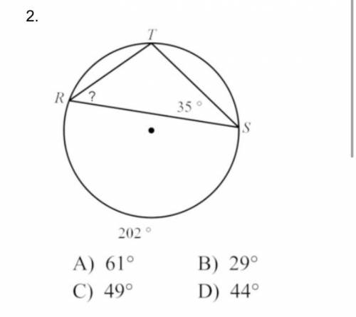 Find x of the triangle within the circle (geometry) :).