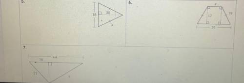 FIND THE VALUE OF X 
HELP ME PLEASE WITH ALL 
12 points