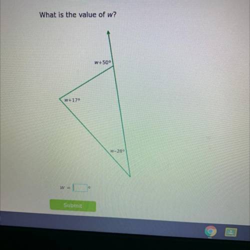 What is the value of W?