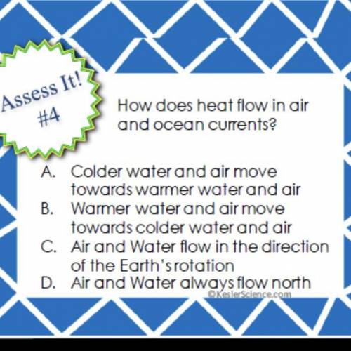 How does heat flow in air and ocean currents?