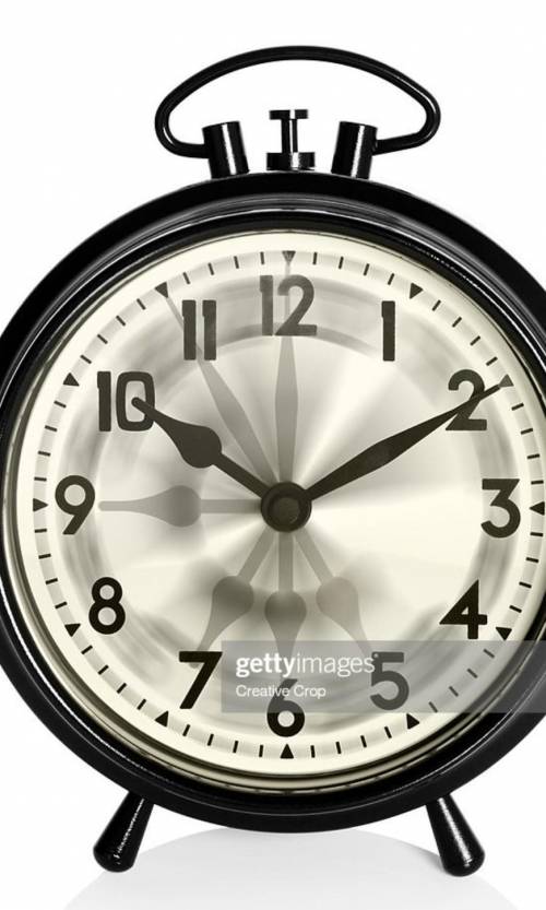 Can anyone give me a photography tip

I'm trying to take a picture of a clock and make it look lik