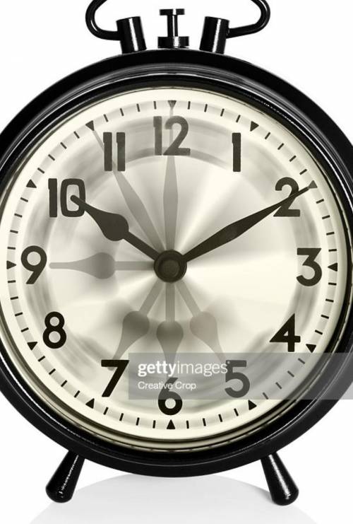Can anyone give me a photography tip

I'm trying to take a picture of a clock and make it look lik
