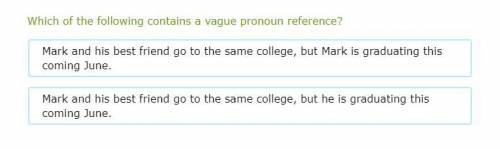 Identify vague pronoun references........ In the picture