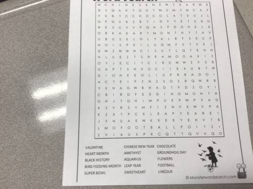 Find the word search