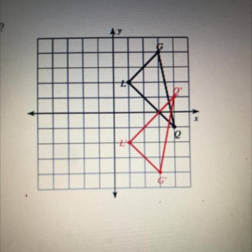 PLEASE HELP ME ASAP What is the rule for the reflection?

A rx-axis(x,y) → (-x,y)
B. rx-axis(x, y)