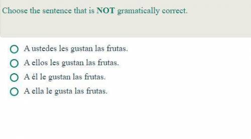 Help spanish exam...