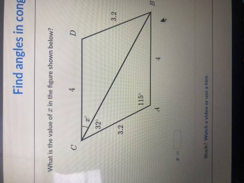 What is the value of X in the figure shown below