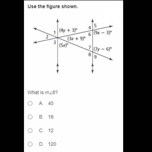 Can you please help me find angle 8?