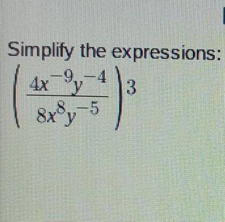 Simplify the expressions