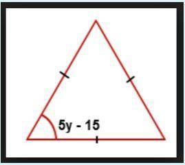 What is the value of y in this equilateral triangle? + Bonus points for the correct answer