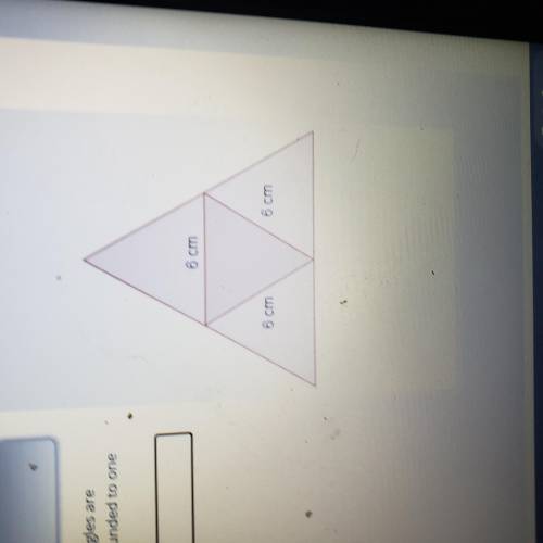 What is the surface area of a pyramid formed from the net shown here the triangles are equilateral