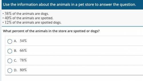 Use the information about the animals in a pet store to answer the question.