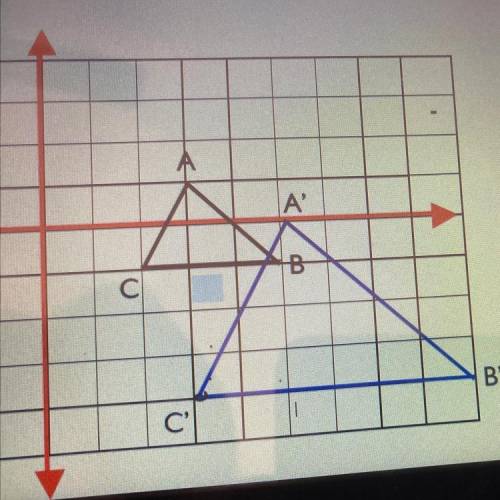 Given triangle ABC and A’B’C’, find the scale of factor and the center of dilation.

Please help m