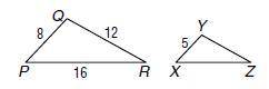 If PQR-XYZ find the perimeter of XYZ

Perimeter = 10
Perimeter = 15.5
Perimeter = 20
Perimeter = 2