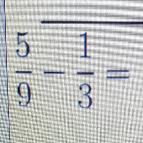 What is 5/9 + 1/3? (please show your work)
