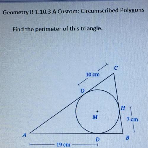 Find the perimeter of this triangle pls