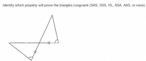 Which property proves triangles are congruentttt