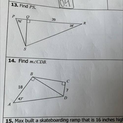 CAN SOMEONE HELP ME!!! With 13 and 14! Plzzzz