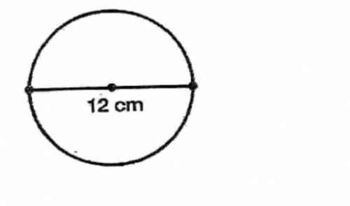 What is the area and circumference of the circle?