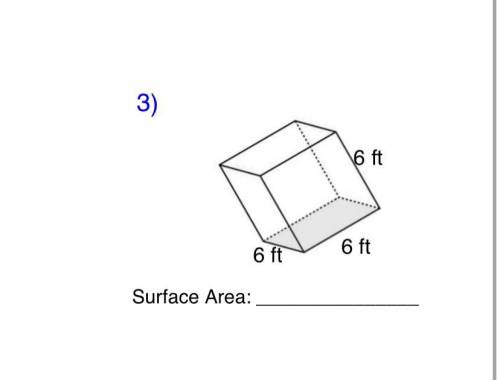 Help me find the surface area of this shape
